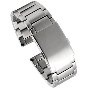 dayeer Solide Roestvrij Stalen Horlogeband Voor Diesel DZ4316 DZ7395 7305 4209 4215 Mannen Metalen Pols Horlogeband Armband (Color : A Silver, Size : 30mm)