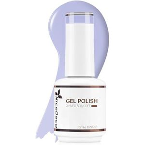 Nicedeco Gel Nagellak Semi-permanent Gellak UV/LED Soak-Off Translucent Gel Polish 15ML-258