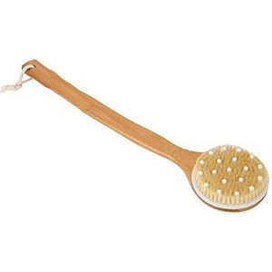 Badborstel, huidmassage Reiniging Exfoliërende borstelharen Borstel Matige hardheid Doucheborstel met lange steel voor Batheoom Hotel