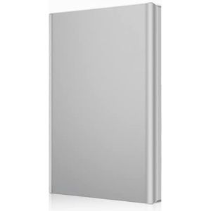 Metalen Externe Harde Schijf Hdd 320g/500g/1tb, Draagbare 2,5 inch Backup Opslag, Geschikt voor Desktop Computers, Ps4, Xbox, Slimme Telefoons, Laptops, Smart Tvs (2 TB, Zilver)