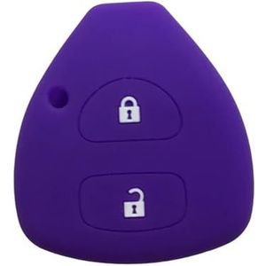 DINGYXIN Siliconen Sleutel Cover Case Houder, voor Toyota Corolla Auris Hilux Camry 40 50 RAV4 Symbool Vitz Yaris Icoon Porte Afstandsbediening Sleutel Cover