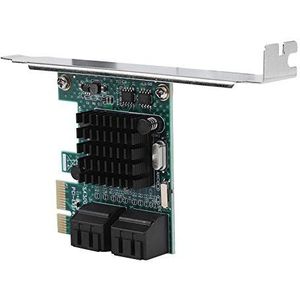 Pcie Sata-kaart, Pcie Interface kaart 4 Port, Sata 3.0-uitbreidingskaart, voor Xp / 2003 / Vista / / / (32/64 bit) besturingssysteem
