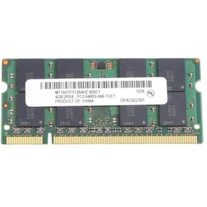 HUPYOMLER - MT DDR2 - 4 GB - 800 MHz - RAM - PC2 6400S - 16 chips - 2RX8 - 1,8 V - 200 SODIMM voor laptopgeheugen