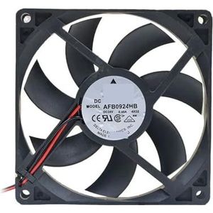 Voor Delta AFB0924HB DC 24V 0.45A 90 * 90 * 25MM 9CM inverter koelventilator