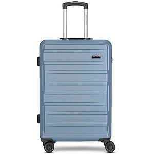 Worldpack New York 2.0 Koffer Groot | Middelgrote koffer met harde schaal - trolley met 4 wielen, lichtgewicht reisbagage met handvat en wasvak voor vakantie | 44 cm x 25 cm x 67 cm