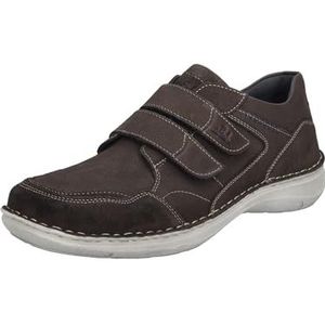 Josef Seibel New Anvers 85 Klittenbandschoenen voor heren, breedte K (extra breed), uitneembaar voetbed, Moro, 45 EU X-Breed