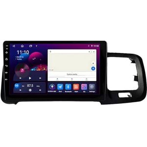 Android 14 GPS Navigation Stereo voor Volvo S60 V60 2011-2020 9 Inch 2 Din Car Stereo Radio met CarPlay AHD Omgekeerd beeld Bedieningselementen op het stuur Bluetooth(B,S7 8G+256G)