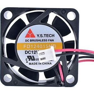 FD124015HB 4015 12V 0.16A cooling Fan 40 * 40 * 15MM 2wire fan