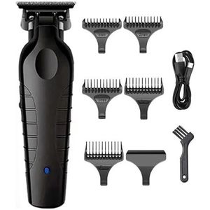 Tondeuses voor mannen, Kapper Draadloze Tondeuse 0mm Zero Gapped Carving Clipper Professionele Elektrische Afwerking Snijmachine