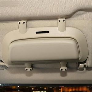 Opbergdoos voor zonnebrillen in de auto voor Ford Focus MK4 2022, ABS brillenkokers, brillenhouder, brillendoos vooraan, organizer, B/Beige
