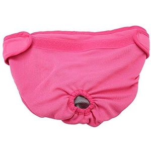 Hffheer hondengoed wasbare hondenluiers premium hondenherbruikbare damesbroek luiers fysiologische shorts voor kleine, middelgrote en grote honden (XL-roze)