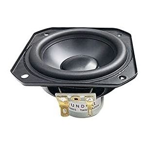GatherTOOL 1/2 stks DIY 3 Inch Full Range Speaker 50W 8Ohm Treble Mid Bass Audio Speaker Aluminium Basin Neodymium Luidspreker Voor Audio Onderdelen (Kleur: 1 st)