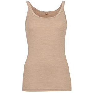 DILLING Top Van Merinowol Voor Dames Beige melange 44