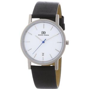 Danish Design heren horloge titanium 3316262, zwart/wit, Riemen.