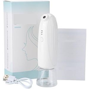 Airbrush Air Compressor Kit Nano Sprayer Water Oxygen Injector Gun for Nail Art Tattoo Crafts Cake Makeup Nauwkeurige Controle(White)