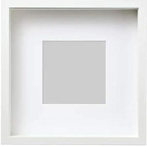 IKEA Sannahed fotolijst - binnenmaat 25x25x4cm - buitenmaat 27x27cm - objectlijst incl. passe-partout - wit