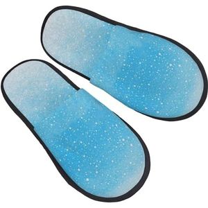 942 Slippers Voor Vrouwen Blauwe Glitter Slippers Zachte Mannen Slippers Warme Man Huis Schoenen, Voor Geschenken, Mannen, Indoor Outdoor, Harige pantoffels 1178, 3.5/6 UK