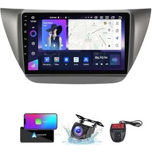 Android 13 Autoradio 9 Duim Touch Display Voor Mitsubishi Lancer 9 CS 2000-2010 Met Draadloze Carplay Android Auto/4G WiFi/FM RDS DAB+/BT 5.0/Bediening op het stuur + Camera en DVR(NF-3)