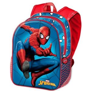 Spiderman Courageous-Small 3D-rugzak, meerkleurig, 26 x 31 cm, inhoud 8,5 l, Meerkleurig, Eén maat, Kleine 3D Rugzak Courageous