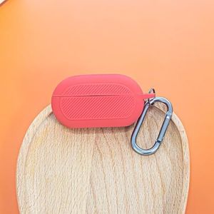 Voor Beats Solo Buds Hoofdtelefoon Case Siliconen Case Valbestendig en Stofdicht Hoofdtelefoon Case (Rood)