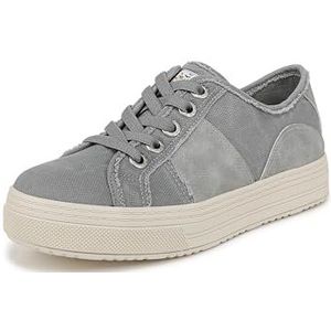 Blowfish Malibu Womens Super Smile Slip On Sneaker Sneaker Raindrop Grey Canvas 7 M