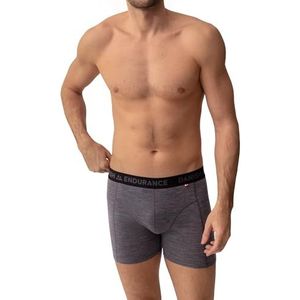 DANISH ENDURANCE Merinowol Boxers, Geurbestendige, Zweetafvoerende Onderbroek, Met of Zonder Gulp, 1 Pack, Grijs Mélange, 2XL
