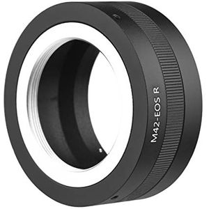 Camnoon Handmatige lensadapterring M42-Mount adapter ring met mini-moersleutel voor M42-Mount-lens op Canon EOS R/RP/Ra/R5/R6 RF-Mount Mirrorless Camera