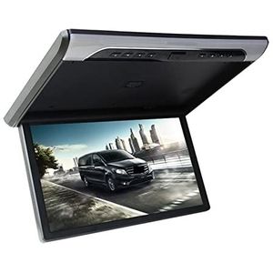 19 Inch Auto Monitor 1080P HD Lcd-scherm Draagbare Auto Video Spelers Auto Plafond TV Dak Mount Display USB FM Camper Achterbankmonitor(Back MP5 Monitor)