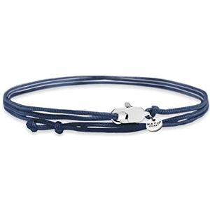 Nato Cuff - Dubbel gewikkelde nylon armband - handgemaakt in Frankrijk - verstelbaar - sieraden voor heren en dames, Verstellbar, Nylon