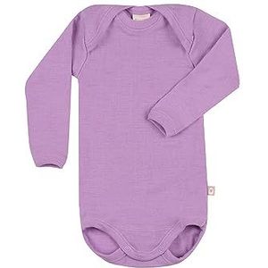 DILLING Romper Met Lange Mouw Van Merinowol Voor Baby's Orchidee Mauve 68