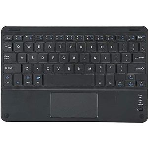 Bluetooth Touchpad-toetsenbord, 9 inch ultradun draadloos Bluetooth-toetsenbord met touchpad, oplaadbare batterij met grote capaciteit, ingebouwde beschermhoes, voor Android iOS voor