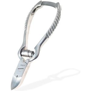 Otto Herder Manicure Nageltang 11,5 cm, nagelknipper van roestvrij staal met bufferveer voor harde nagels, nagelschaar voor teennagels en vingernagels