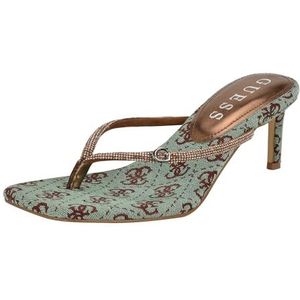 GUESS Mayan damessandalen met hak, Brons 750, 35 EU