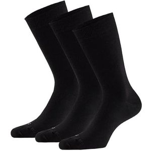 Morethansocks - Modal sokken - Unisex - 3-Paar - Zwart - Maat 35/38 - Sokken dames - Dames sokken - Topkwaliteit