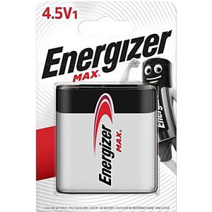 Energizer Batterij Max Alkaline 3LR12 Normal (4,5 V 1 stuk) E300116200 Zwart, Zilver