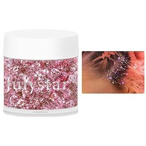 Holografische dikke glittergel - Oog Glitter Nagel Haar Lichaam Gezicht Stickers Gel | Glitter Voor Carnaval Feest Kerstmis Halloween Make-up Raxove