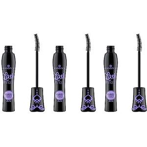 Essence Lash Princess Sculpted Volume Mascara, Zwarte Oogmake-up, 3 Stuks (3 x 12 ml)