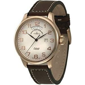 Zeno-Watch herenhorloge - OS Retro Big Day Gold Plated - 8554DD-12-Pgr-f2