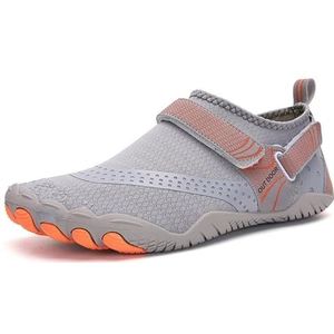 Heren Dames Op blote voeten Sneldrogende waterschoenen Atletische wandelschoenen Kajakken Varen Wandelen Surfen Strandwandelschoenen(A021Grey,35)