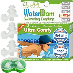 WaterDam Zwemmen Oordoppen Grote Waterdichte Ultra Comfy Oordopjes Voorkomen Zwemmer Oor