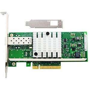AMIUHOUN X520-DA1 82599EN 10 Gigabit PCI-E X8 Server Netwerkkaart Enkele poort Fiber Optic Netwerkkaart