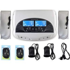 Detox Ionische voetenbad Ion Spa-machine voor twee gebruikers Celreiniging, voetontgiftingsmachine Dual LCD Detox Ionische voetenbad Spa-machine met infrarood therapeutische riem