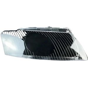 LED-koplampen Voor Audi Voor A8 D3 2004-2009 Auto Koplampen Lens Cover Koplamp Glas Lamp Shell Transparante Lampenkap Koplamp Cover Mistlampen (Kleur : Left and Right)