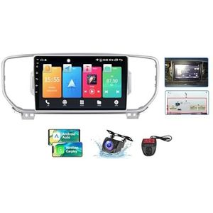 Voor Kia Sportage4 KX5 2016-2018 Android 13 Carplay Autoradio, 9 inch Scherm Radio Wireless Android Auto Bluetooth 5.0 Handsfree 4G WiFi FM/RDS/DAB+ Radio Achteruitkijkcamera + DVR(C,NF-2)