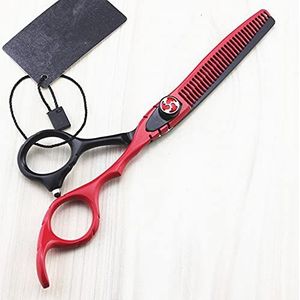 Kapper Haar Knippen, 6 Inch Professionele 440c Staal Rood Snijden Kapper Schaar Kapper Kapper Knipschaar Kappers