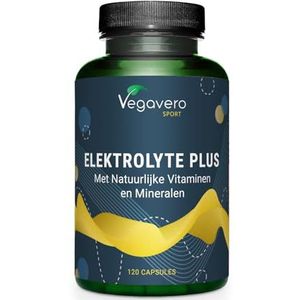 Vegavero Elektrolyten tabletten 1872 mg | Magnesium, calcium, kalium, natrium, chloride + B-vitamines | Natuurlijke bronnen: ConcenTrace® & Aquamin™ | Geen toevoegingen | Vegan