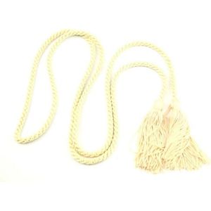 Minerva Crafts Badjas Koord met Kwastjes Crème - per stuk