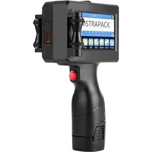 12,7/25,4 mm handheld inkjetprinterpistool QR-barcode batchdatumnummer logo vervaldatum coderingsmachine niet-gecodeerd 25 talen(2 Cartridges-25.4mm)