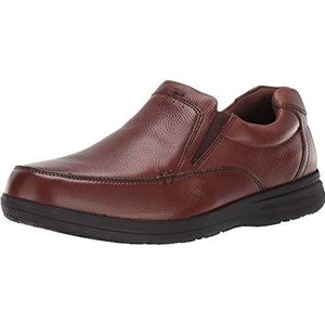 Nunn Bush Men's Cam Slip-on Lightweight Comfortable Casual Loafer, Cognac, 11 X-Wide