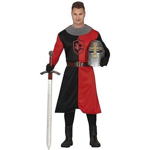 Middeleeuwse & Renaissance Strijders Kostuums | Middeleeuwse Ridder Of The Night | Man | Maat 48-50 | Carnaval kostuum | Verkleedkleding